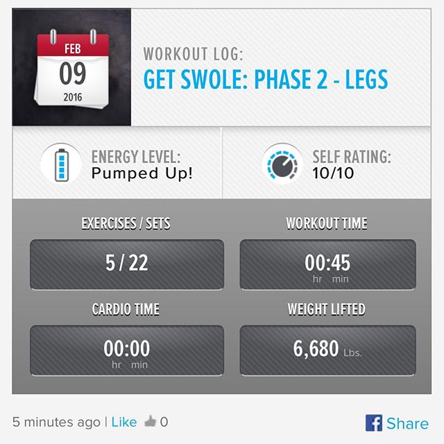 Week 5: Day 2 Workout Done!

#250kchallenge #bodybuildingcom #dymatize #bodybuilding #fitness #lifestyle #motivation #nopainnogain #workout #inspiration #longhardroad #oldman #roadtofitness #musclemotivation #bestself #workinprogress #hardworkpaysoff  #MuscleTech #comeonbalboa #gymlife #freeyourmindneo #trainharder #nevergiveup #onedayatatime #dontthinkaboutitdoit #fitforlife #fitmotivation #gohard #keepyourheadup #determination