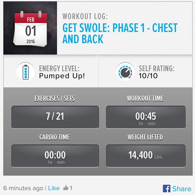 Week 4: Day 1 Workout Done!

#250kchallenge #bodybuildingcom #dymatize #bodybuilding #fitness #lifestyle #motivation #nopainnogain #workout #inspiration #longhardroad #oldman #roadtofitness #musclemotivation #bestself #workinprogress #hardworkpaysoff  #MuscleTech #comeonbalboa #gymlife #freeyourmindneo #trainharder #nevergiveup #onedayatatime #dontthinkaboutitdoit #fitforlife #fitmotivation #gohard #keepyourheadup #determination