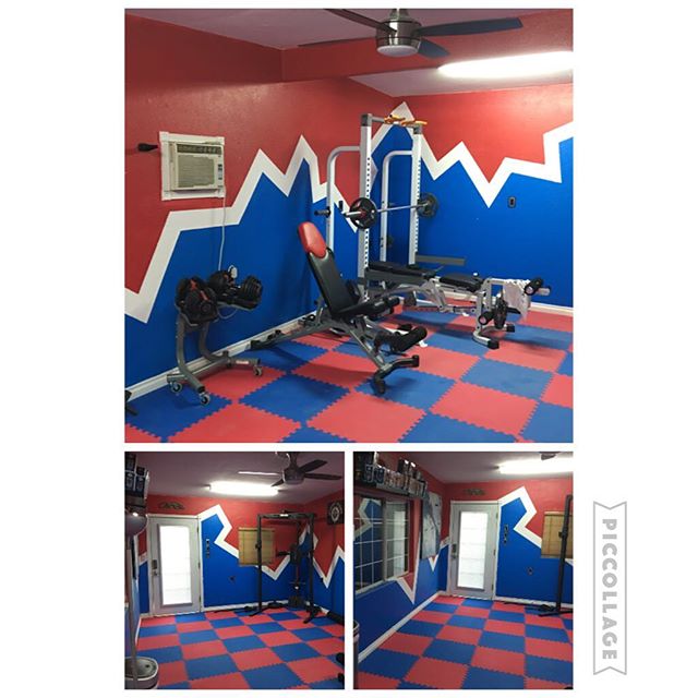 Gym area redo! This was once my office in our garage. It has now been transformed into our gym area!

#250kchallenge #bodybuildingcom #dymatize #bodybuilding #fitness #lifestyle #motivation #nopainnogain #workout #inspiration #longhardroad #oldman #roadtofitness #musclemotivation #bestself #workinprogress #hardworkpaysoff #MuscleTech #comeonbalboa #gymlife #freeyourmindneo #trainharder #nevergiveup #onedayatatime #dontthinkaboutitdoit #fitforlife #fitmotivation #gohard #keepyourheadup #determination