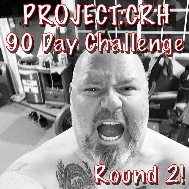 Project_CRH "90 Day Challenge" Round 2
STARTS NOW!!!!!! Mar 11th to Jun 09th * Try and stick to the Carnivore Diet as much as possible
* No Soda
* No Candy or sweets
* Running thru the full MAPS Anabolic (RED) Workout program

1st 3 Weeks I’ll be doing the MAPS Anabolic (RED) Workout Pre-Phase that looks like this:  Barbell Squat: 2 Sets of 12 reps Body Weight Lunge: 1 Set of 16 reps
Barbell Deadlift: 1 Set of 10 reps
Barbell Bench Press: 2 Sets of 12 reps
One-Arm Dumbbell Row: 2 Sets of 12 reps
Dumbbell Shrugs: 2 Sets of 12 reps
Standing Dumbbell Shoulder Press: 2 Sets of 12 reps
Seated Bent-Over Rear Delt Raise: 1 Set of 12 reps
Hammer Dumbbell Curls: 2 Sets of 12 
Standing Calf Raise: 2 Sets of 25 reps

I will update you as the program changes to the other Phases with the new exercise routine.

#workinprogress 