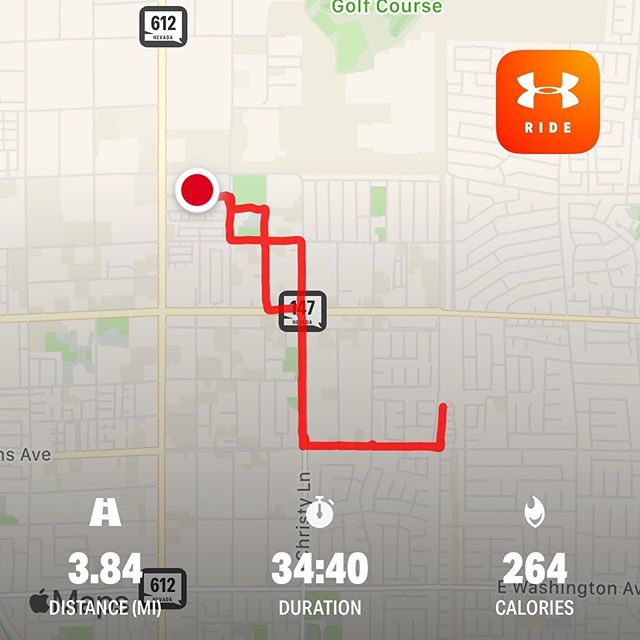 Another try at the bike today. This time a different bike, still a little rough but I did go farther today. I might just stick to walking for my cardio though. #workinprogress 